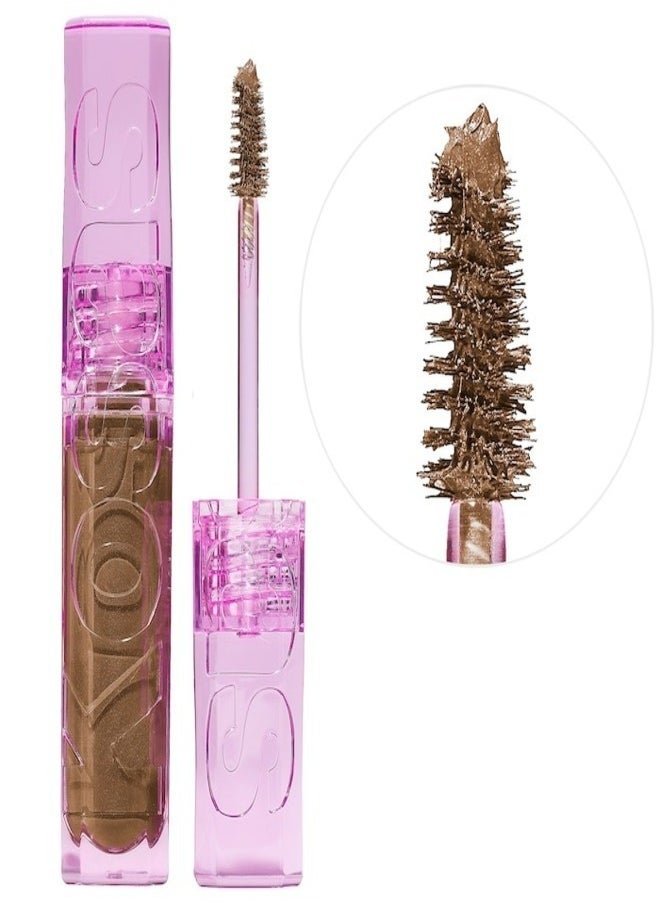 Kosas Air Brow Tinted Clean Volumizing Eyebrow Gel 3.7g - Soft Brown - Light Brown/Dark Blonde Full, Fluffy & Defined Brows