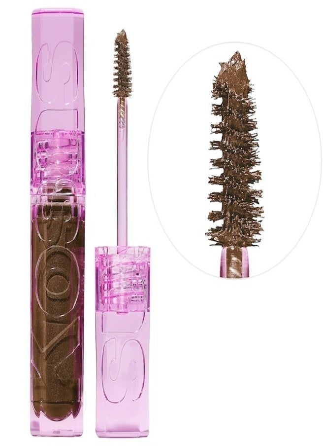 Kosas Air Brow Tinted Clean Volumizing Eyebrow Gel 3.7g - Medium Brown - Neutral Medium Brown Full, Fluffy & Defined Brows