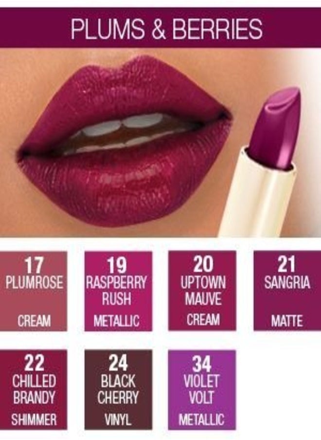 Milani Color Statement Matte Lipstick 34 Violet Volt Cruelty-Free Nourishing Lipstick in Vibrant Shades 5g
