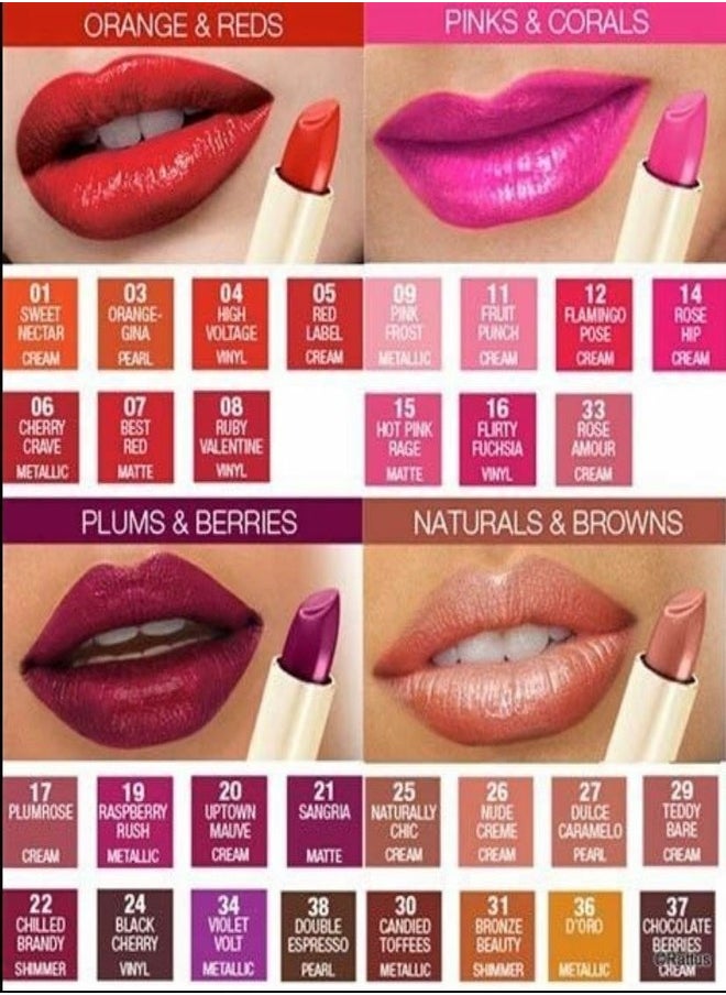 Milani Color Statement Matte Lipstick 53 Empress Cruelty-Free Nourishing Lipstick in Vibrant Shades 5g