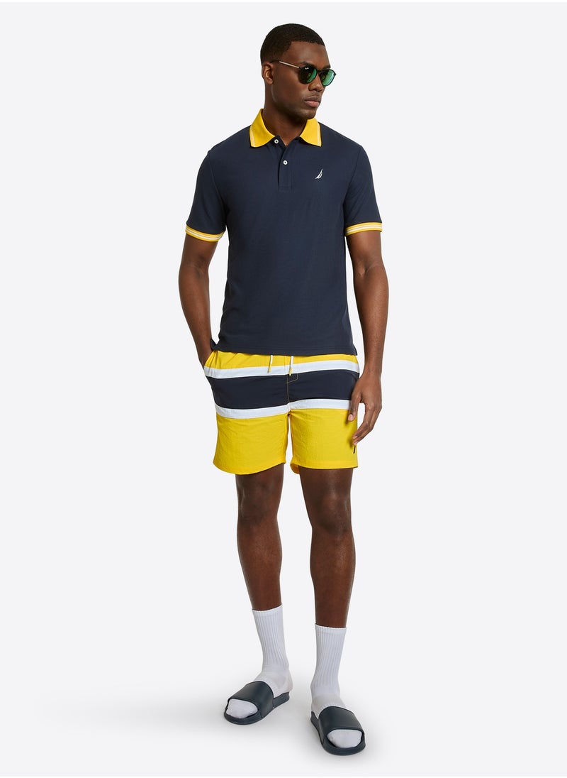 Essential Regular Fit Cotton Blend Logo Polo Shirt