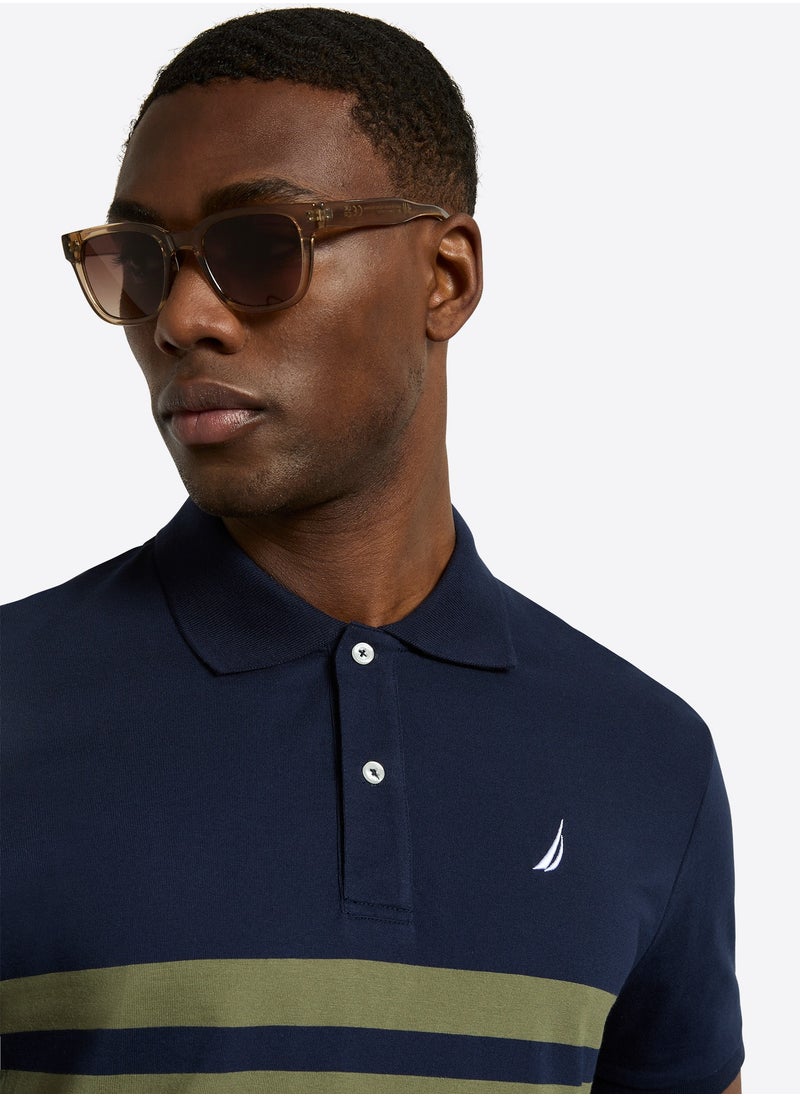 Men's Cotton Navy Polo T-Shirt – Classic Essential for Casual Look