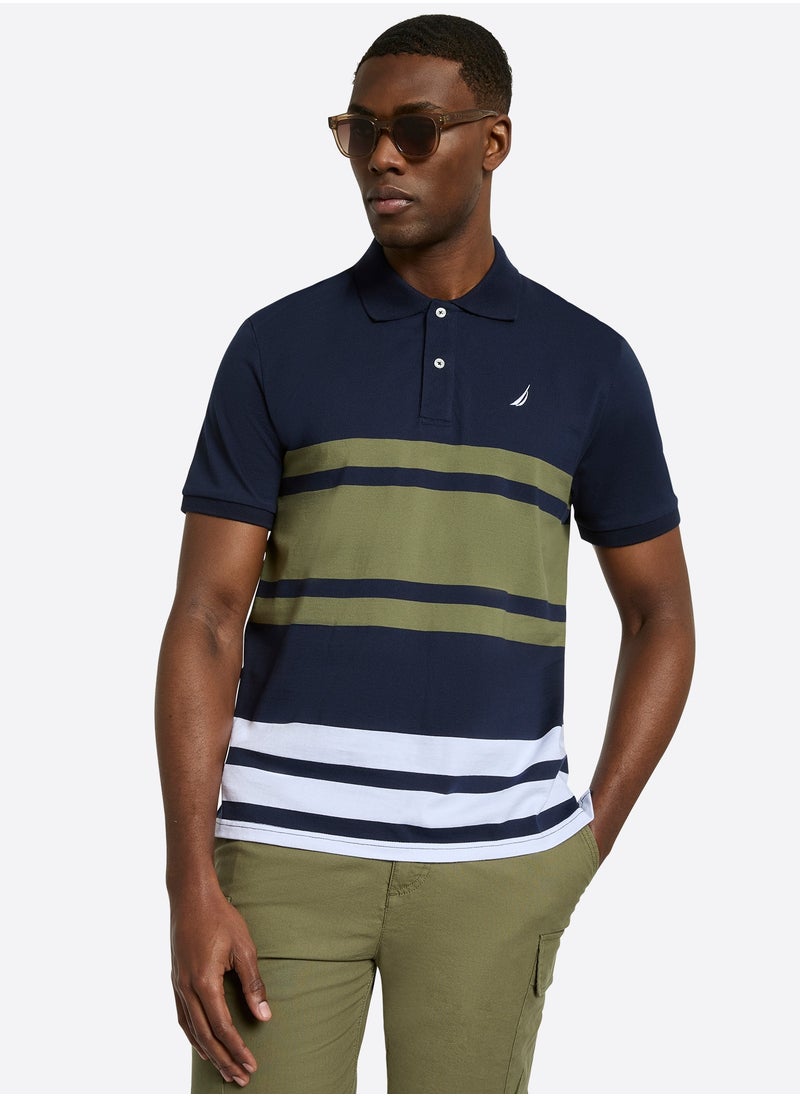 Men's Cotton Navy Polo T-Shirt – Classic Essential for Casual Look