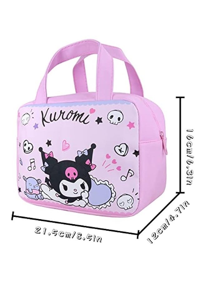 Anime Kumi Lunch Bag for Work Reusable Insulated Lunch Box Travel Picnic Container Lunch Box for women