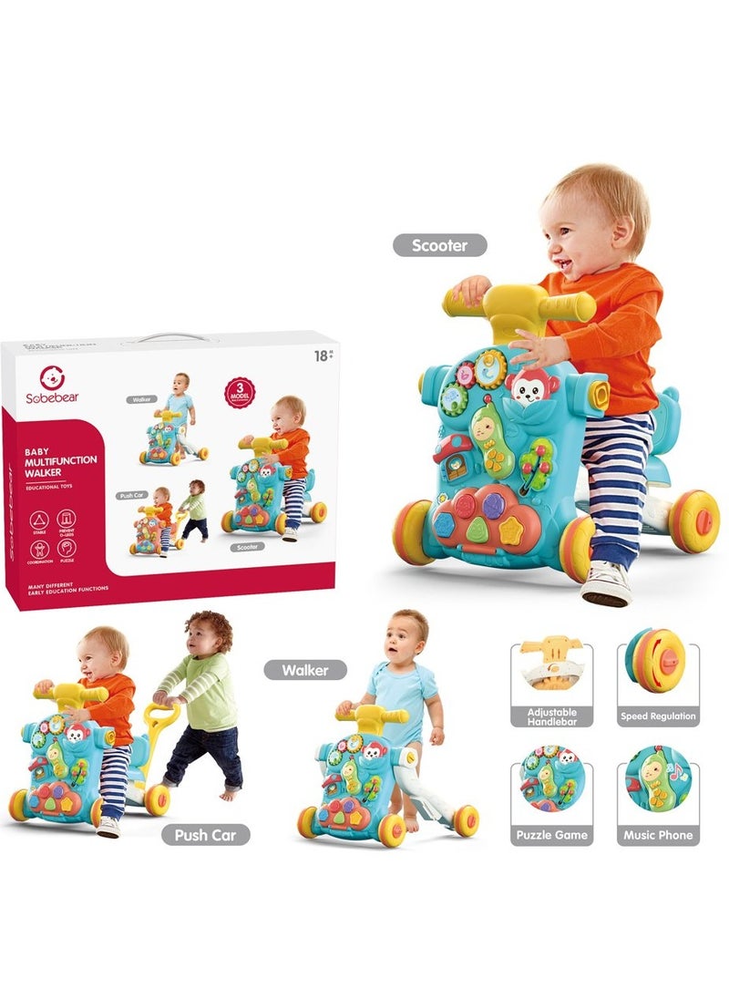 Baby Multifunction Walker – Multicolours Color May Vary – Ages 18M+