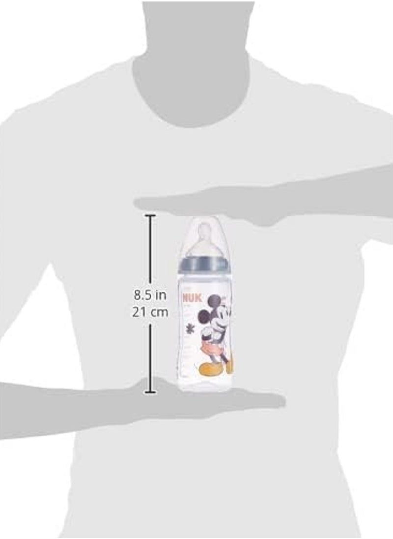 Baby Bottle, 6-18 Months, Anti Colic, Silicone Teat, BPA Free, Receive Woody or Buzz (Design Varies), 300 ml