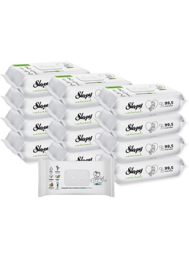 Baby Care Wet Wipes, Natural, 720 Sheets, 60 X 12 Pack