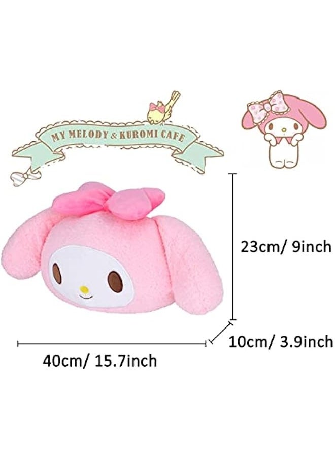 Anime Melody Cartoon Car Neck Pillow 1 Pcs Plush Auto Head Neck Rest Cushion for Chairs, Recliners, Driving Seats Pink