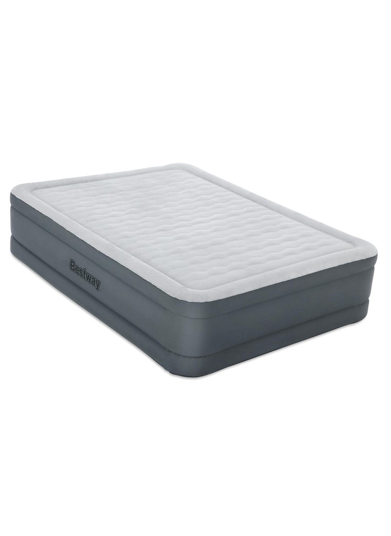 Bestway Airbed Queen Built-in AC Pump 203x152x46cm | Air Mattress | Inflatable Mattress | Air Bed For Indoor and Outdoor Camping