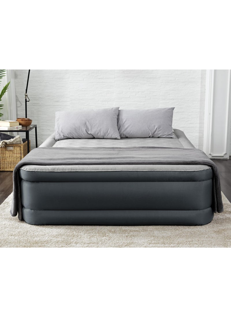 Bestway Airbed Queen Built-in AC Pump 203x152x46cm | Air Mattress | Inflatable Mattress | Air Bed For Indoor and Outdoor Camping