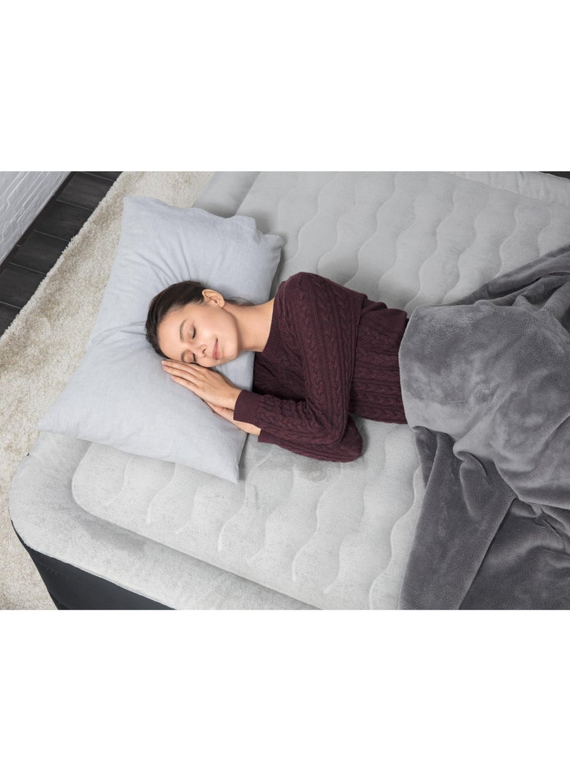 Bestway Airbed Queen Built-in AC Pump 203x152x46cm | Air Mattress | Inflatable Mattress | Air Bed For Indoor and Outdoor Camping