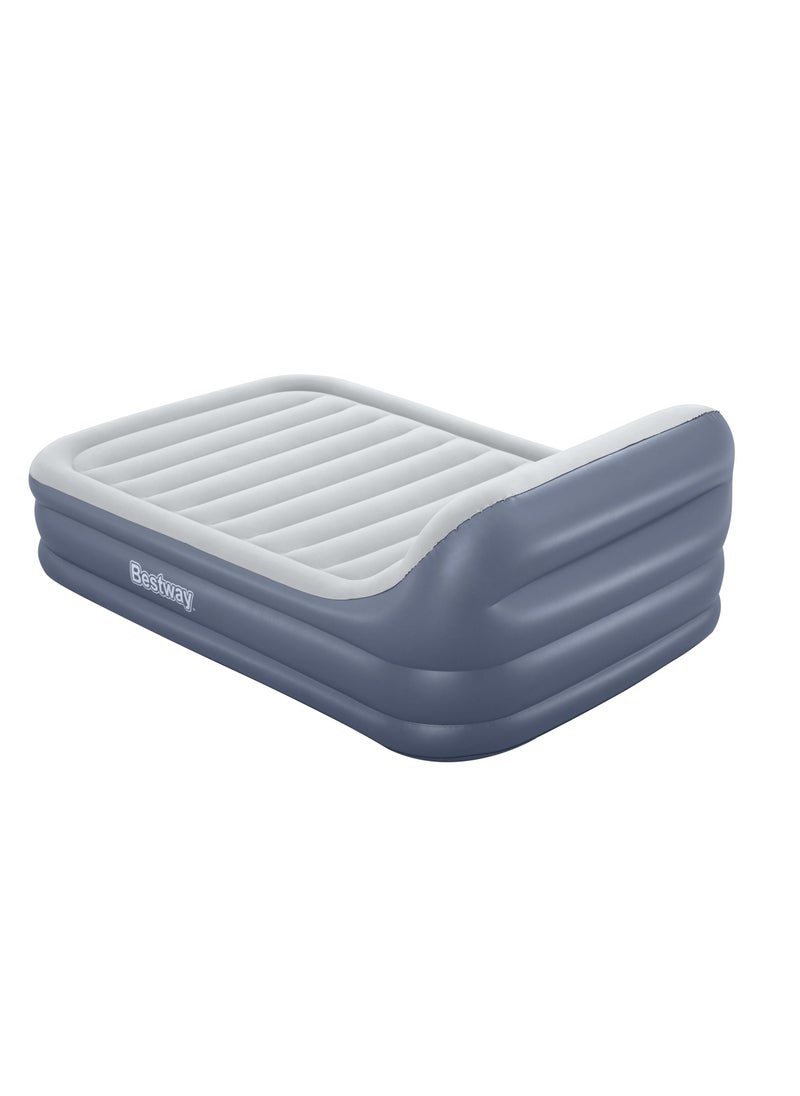 Bestway Tritech Airbed Queen SleekFlow Headboard Built-in AC Pump 226x152x84cm | Air Mattress | Inflatable Mattress | Air Bed For Indoor and Outdoor Camping