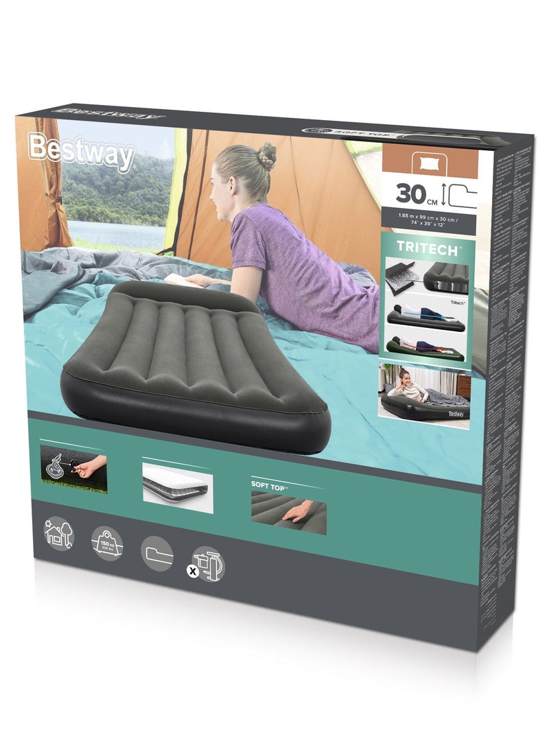 Bestway Airbed Outdoor Twin 188x99x30cm | Air Mattress | Inflatable Mattress | Air Bed For Indoor and Outdoor Camping