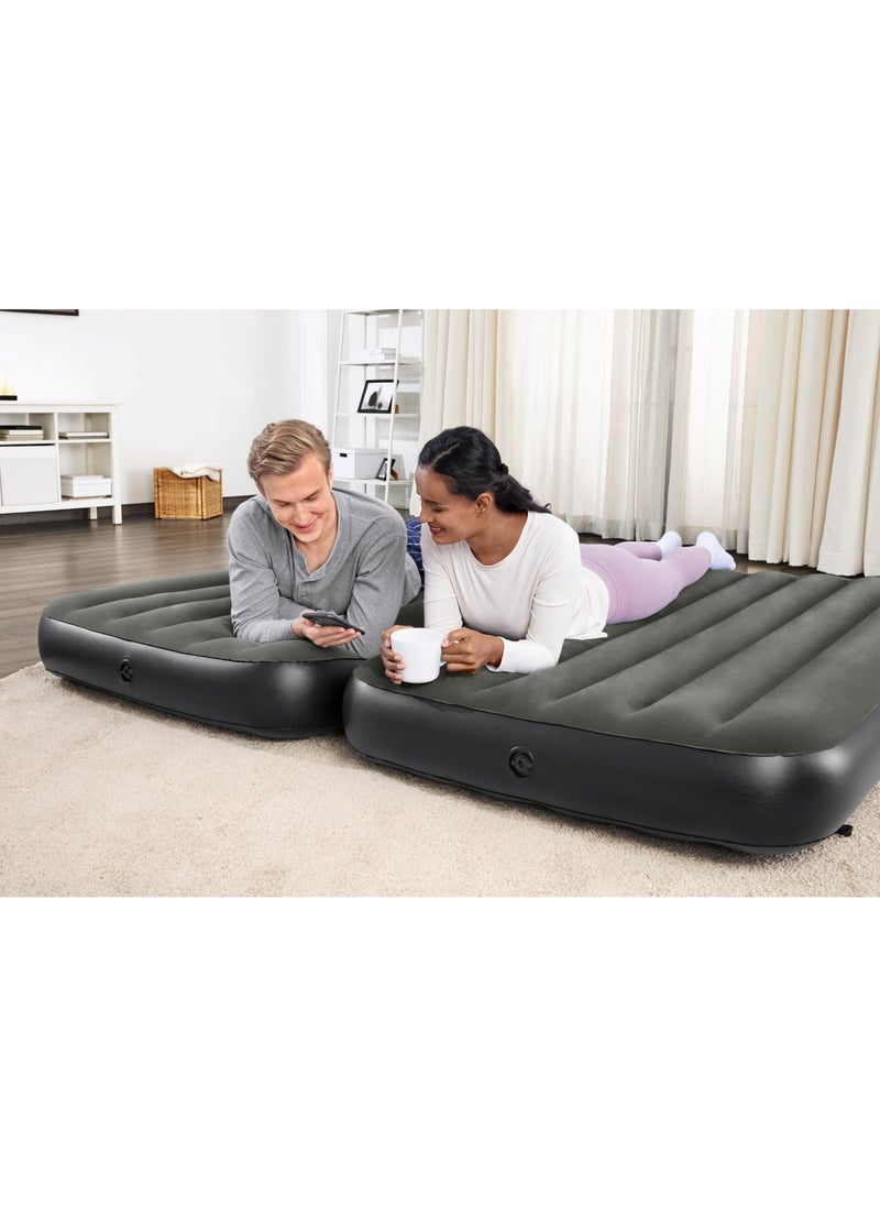 Bestway Airbed 3-in-1 Twin/King Mattress 188x99x25cm | Air Mattress | Inflatable Mattress | Air Bed For Indoor and Outdoor Camping