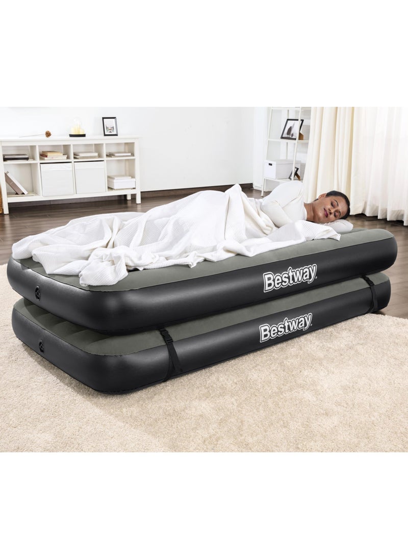 Bestway Airbed 3-in-1 Twin/King Mattress 188x99x25cm | Air Mattress | Inflatable Mattress | Air Bed For Indoor and Outdoor Camping