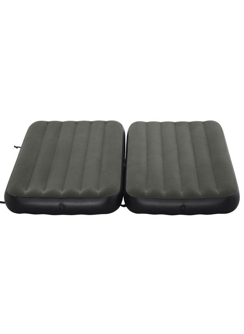 Bestway Airbed 3-in-1 Twin/King Mattress 188x99x25cm | Air Mattress | Inflatable Mattress | Air Bed For Indoor and Outdoor Camping