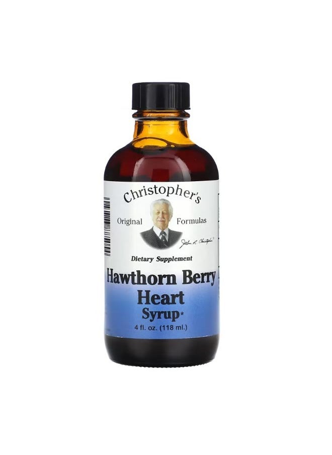 Hawthorn Berry Heart Syrup 4 fl oz 118 ml