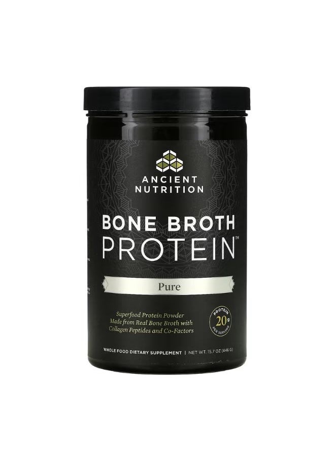 Bone Broth Protein Pure 15.7 oz446 g