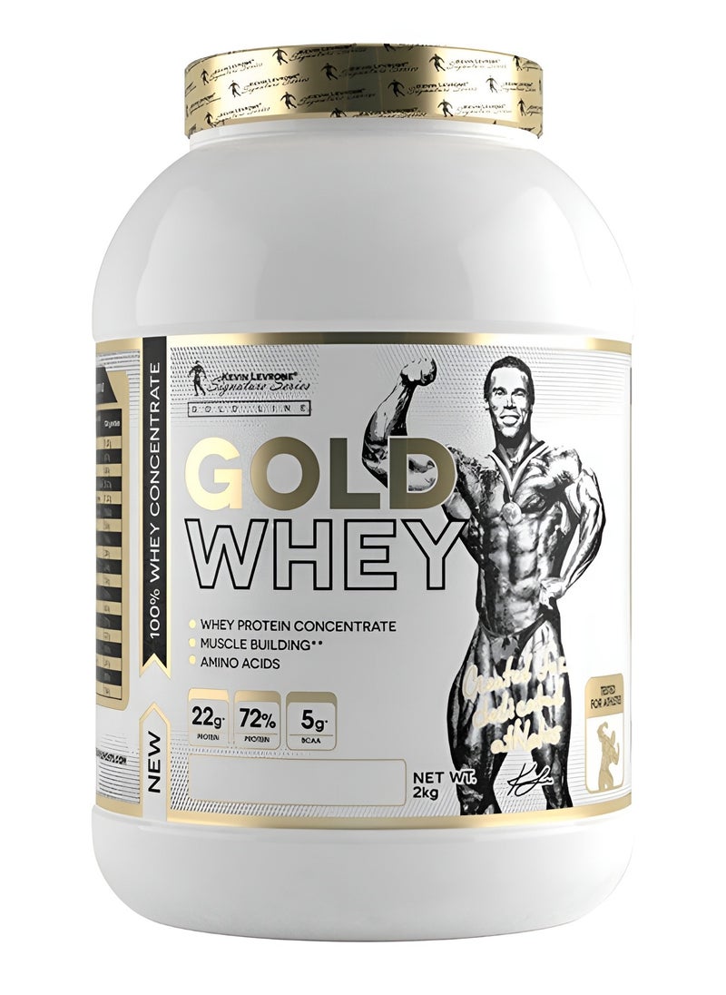 Kevin Levrone, Gold Whey Protein, 2Kg, Cookies With Cream, 66 Servings