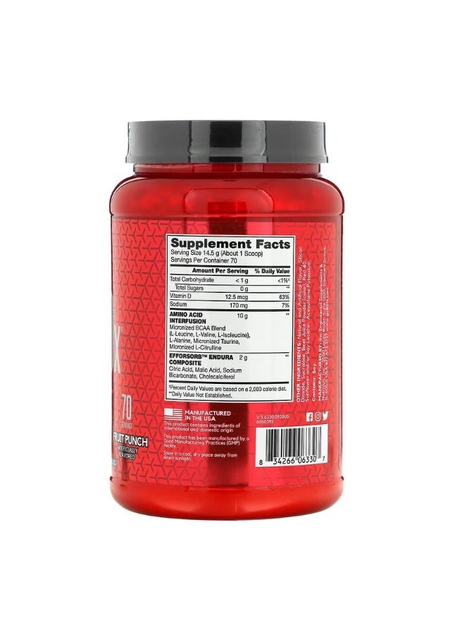BSN AminoX Endurance And Recovery Fruit Punch 2.24 lb 1.02 kg