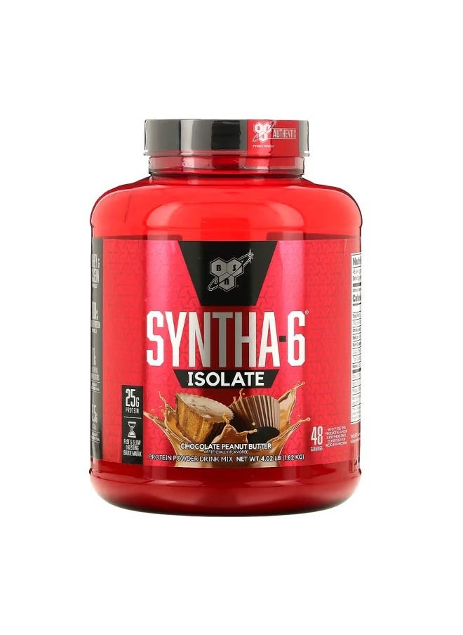 BSN Syntha 6 Isolate Protein Powder Drink Mix Chocolate Peanut Butter 4.02 lb 1.82 kg