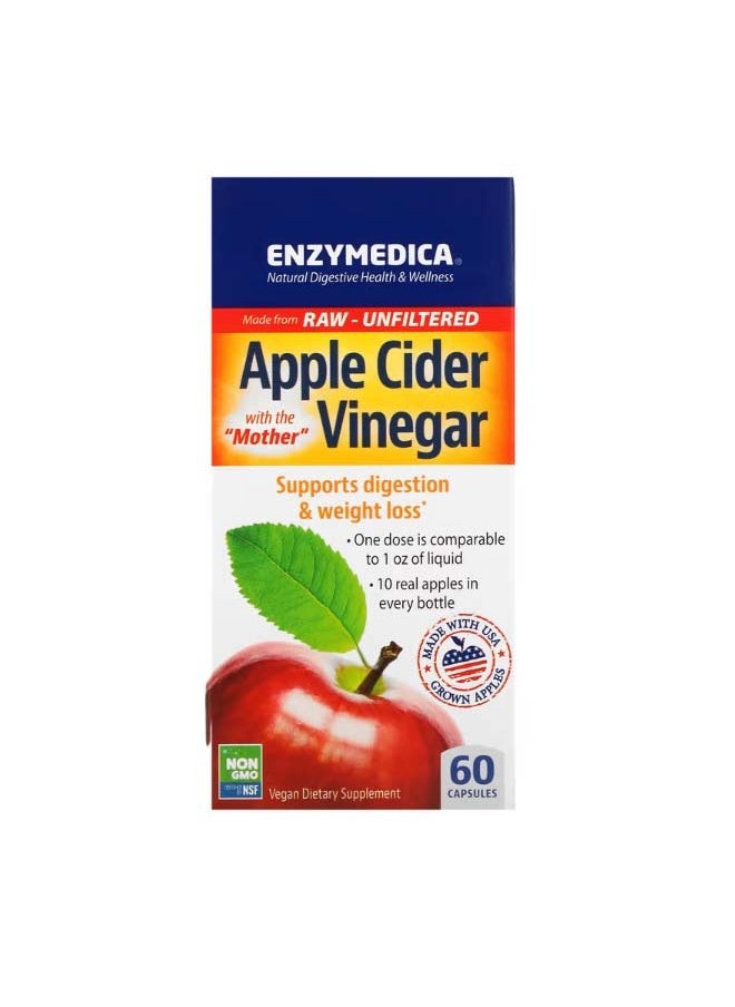 Apple Cider Vinegar with the Mother 60 Capsules