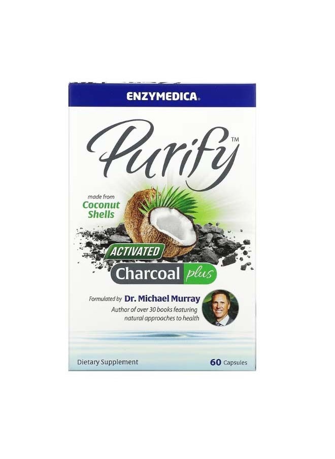 Purify Activated Charcoal Plus 60 Capsules