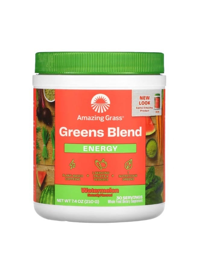 Green Blend Energy Watermelon 7.4 oz 210 g