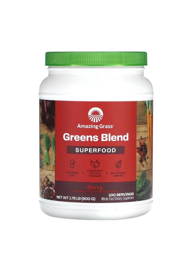 Greens Blend Superfood Berry 1.76 lb 800 g