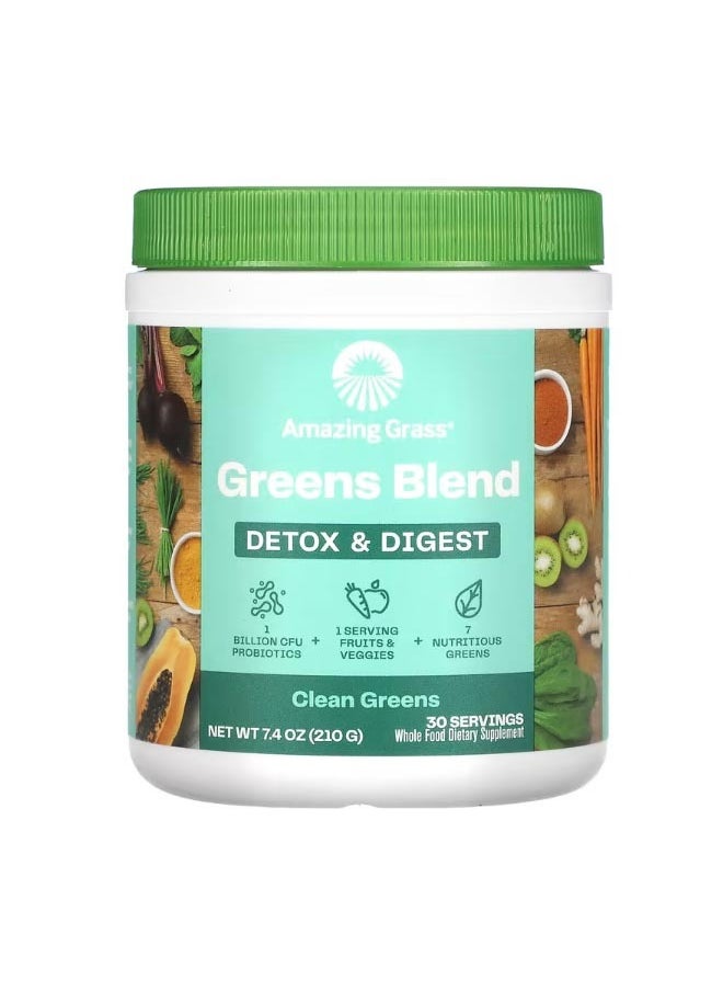 Greens Blend Detox And Digest 7.4 oz 210 g