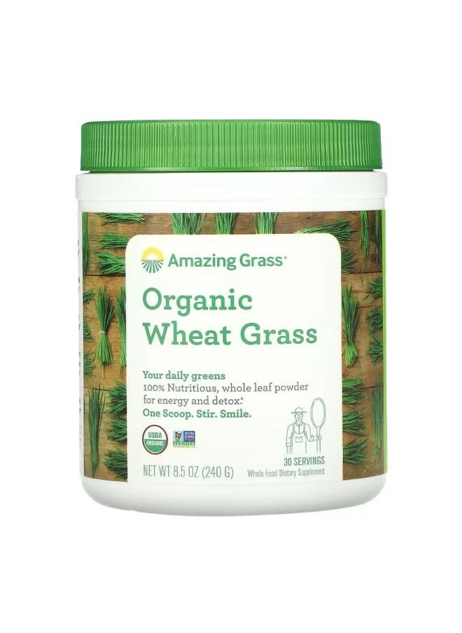 Organic Wheat Grass 8.5 oz 240 g