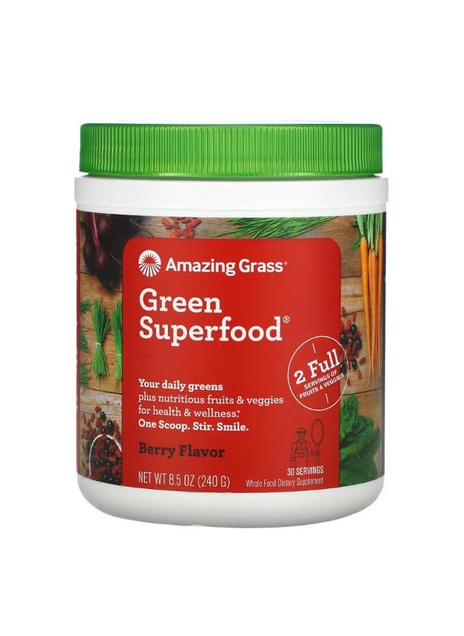 Green Superfood Berry 8.5 oz 240 g