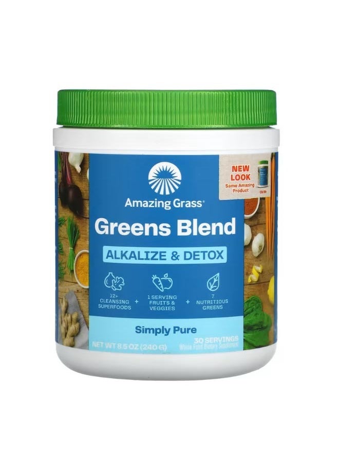 Green Blend Alkalize And Detox 8.5 oz 240 g