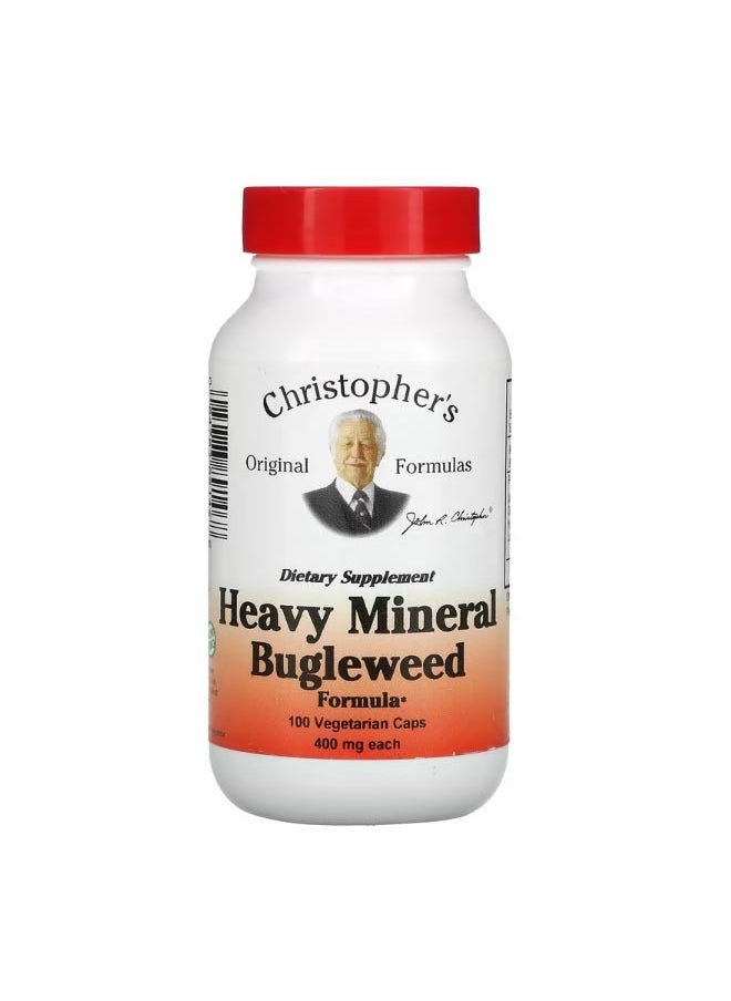 Heavy Mineral Bugleweed Formula 400 mg 100 Vegetarian Caps