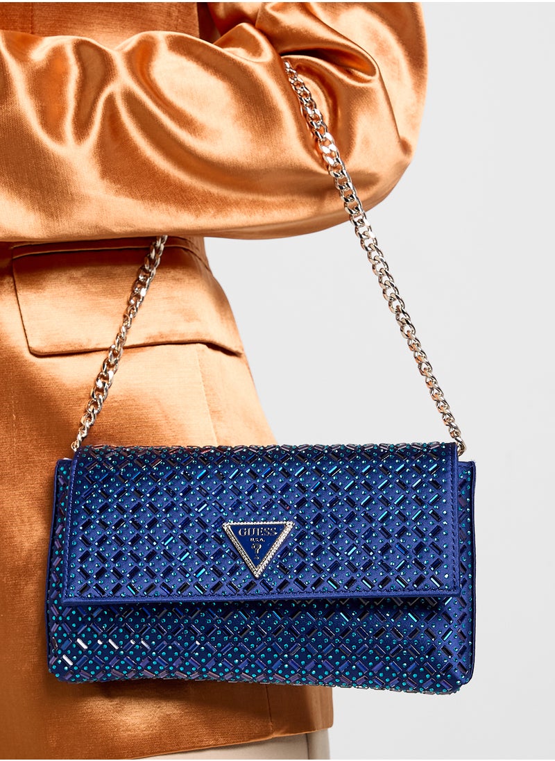 Zalina Flap Over Clutch