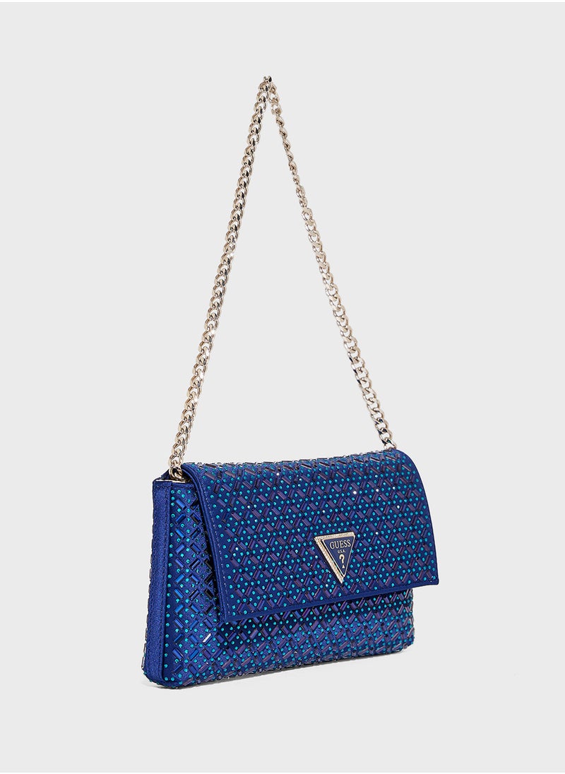Zalina Flap Over Clutch