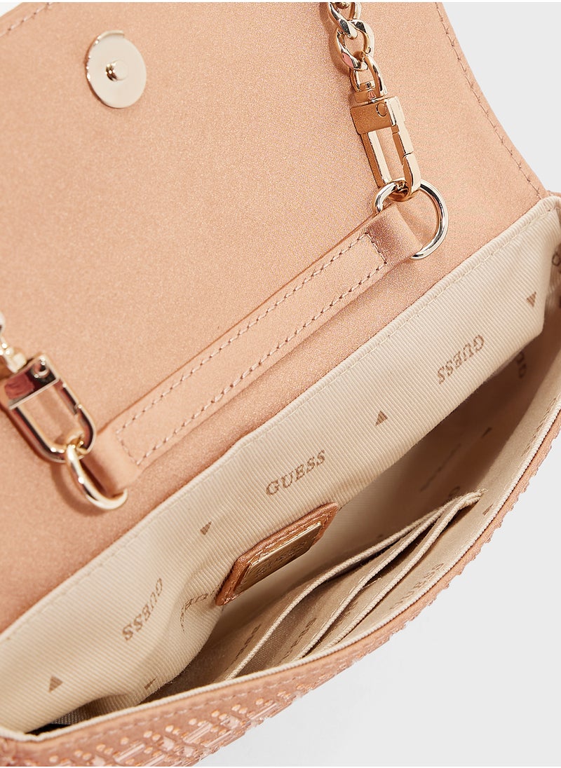 Zalina Flap Over Clutch