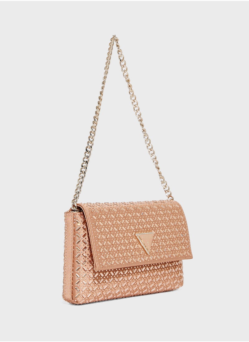 Zalina Flap Over Clutch