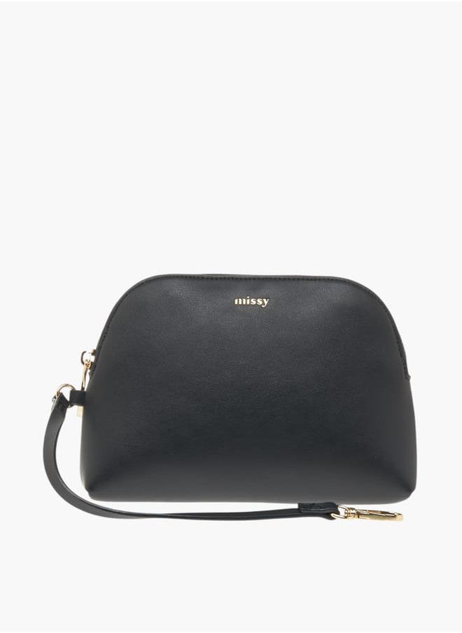 Womens Missy Textured Hobo Bag And Pouch Set