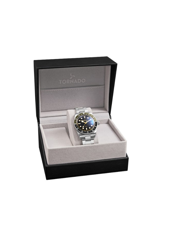 Tornado Lumina Date Just Men's Analog Green Dial Watch - T24006-D1