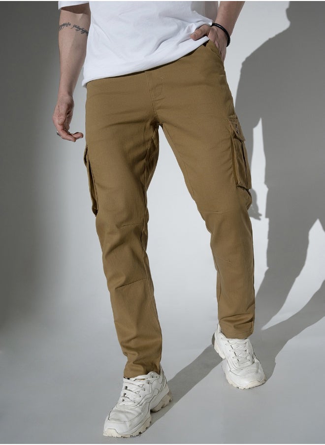 Olive Brown Pants For Men