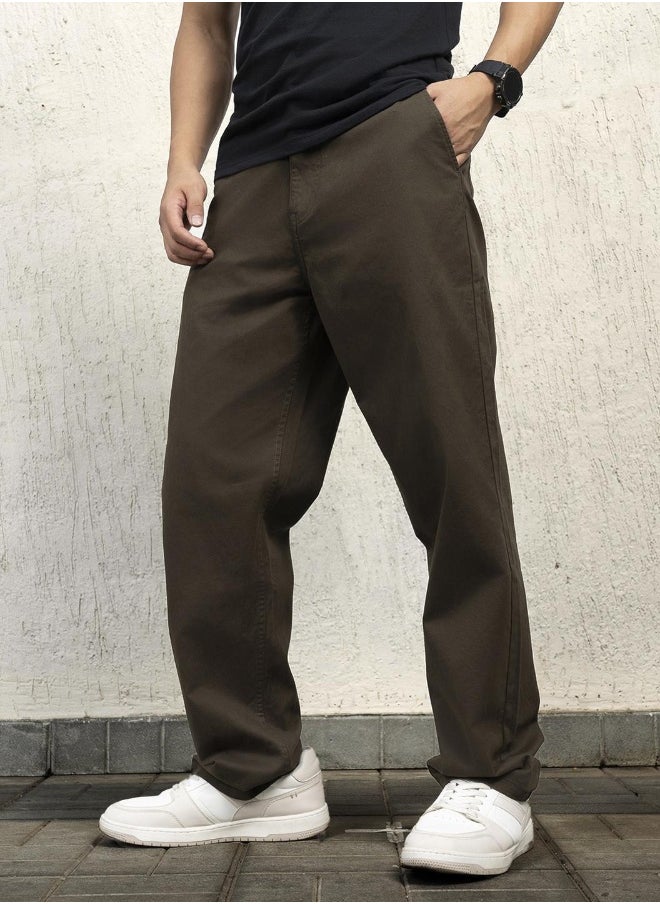 Dark Olive Pants For Men