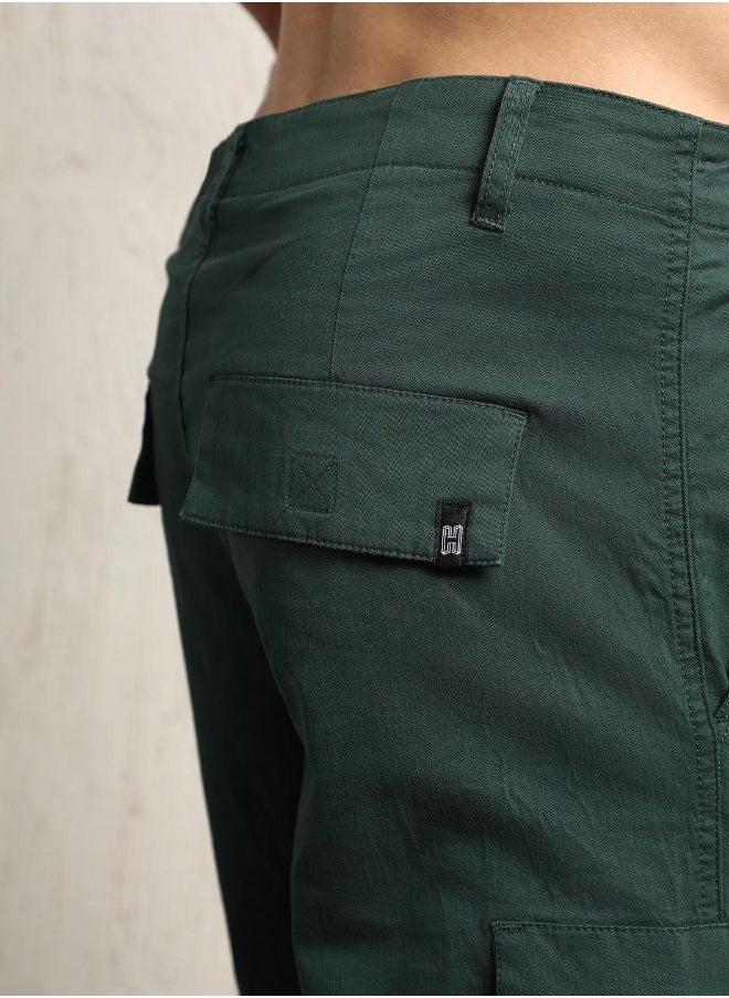 Forest Green Pants For Men