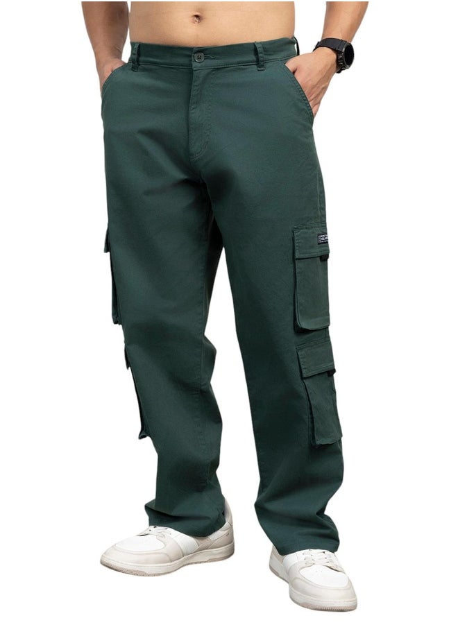 Forest Green Pants For Men