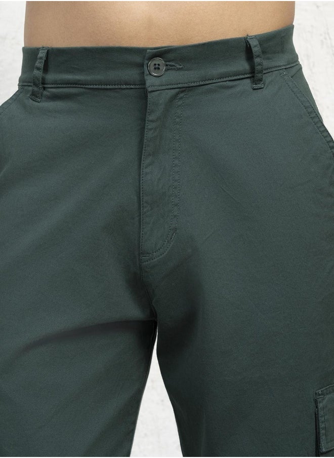 Forest Green Pants For Men