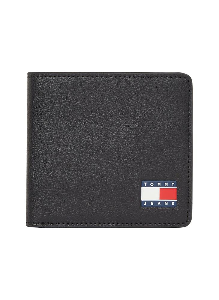 Logo Heritage Leather Slim Wallet