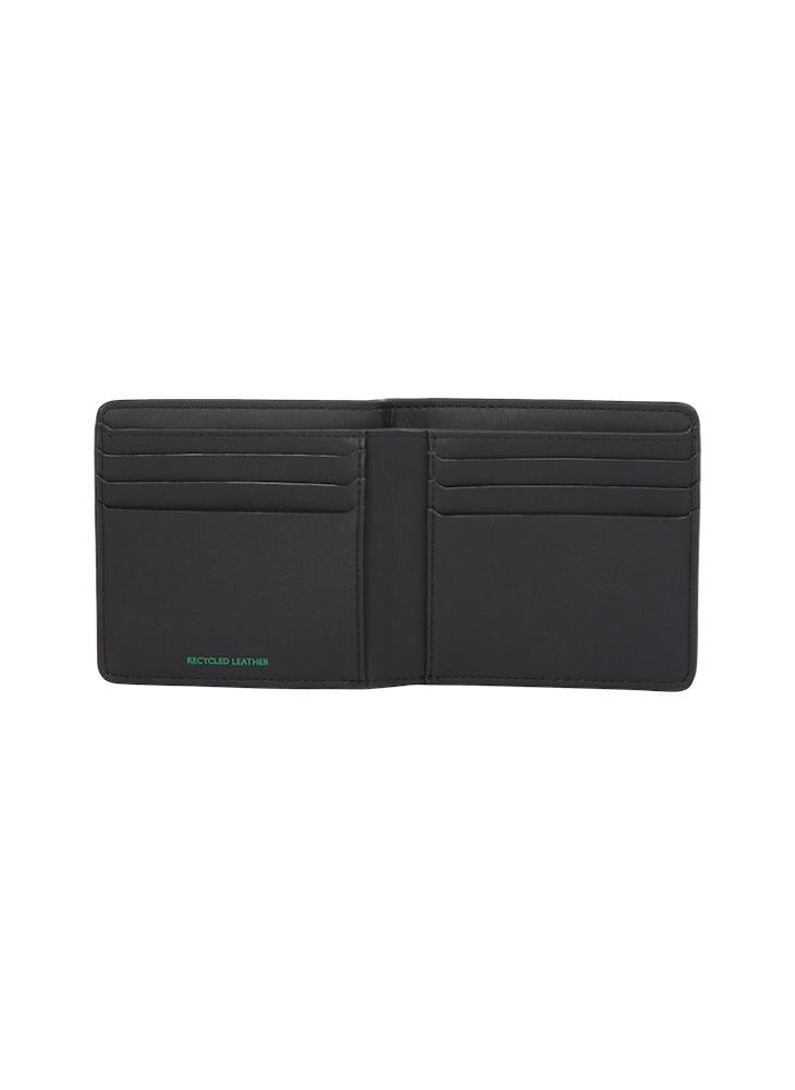 Logo Heritage Leather Slim Wallet