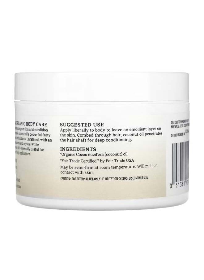 Organic Coconut Oil 6.25 oz 177 g