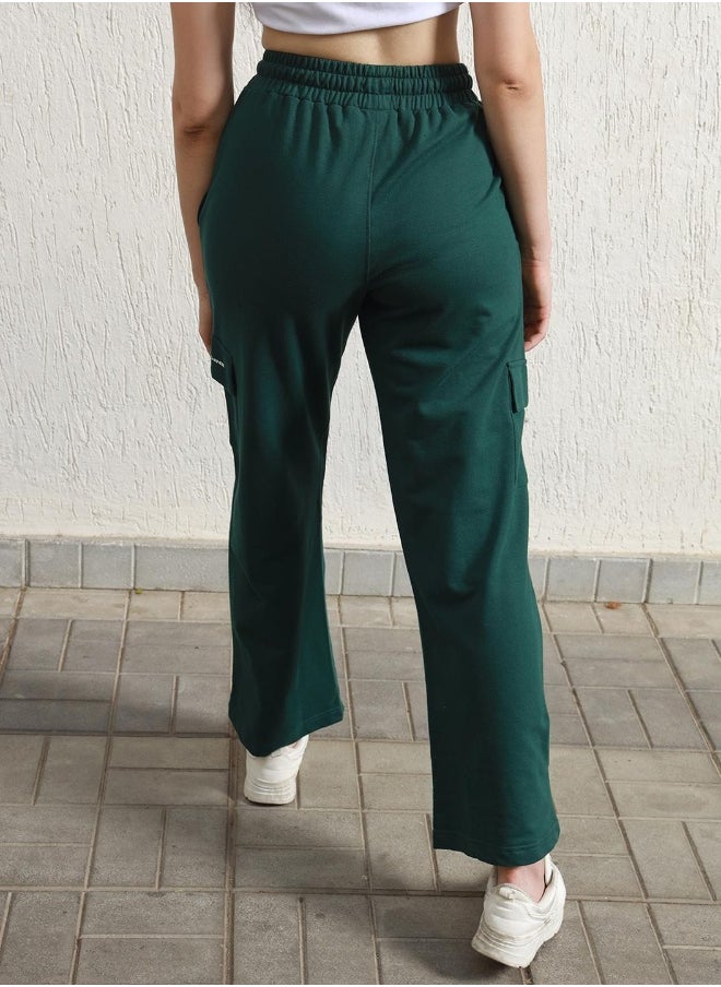 Forest Green Pants For Women