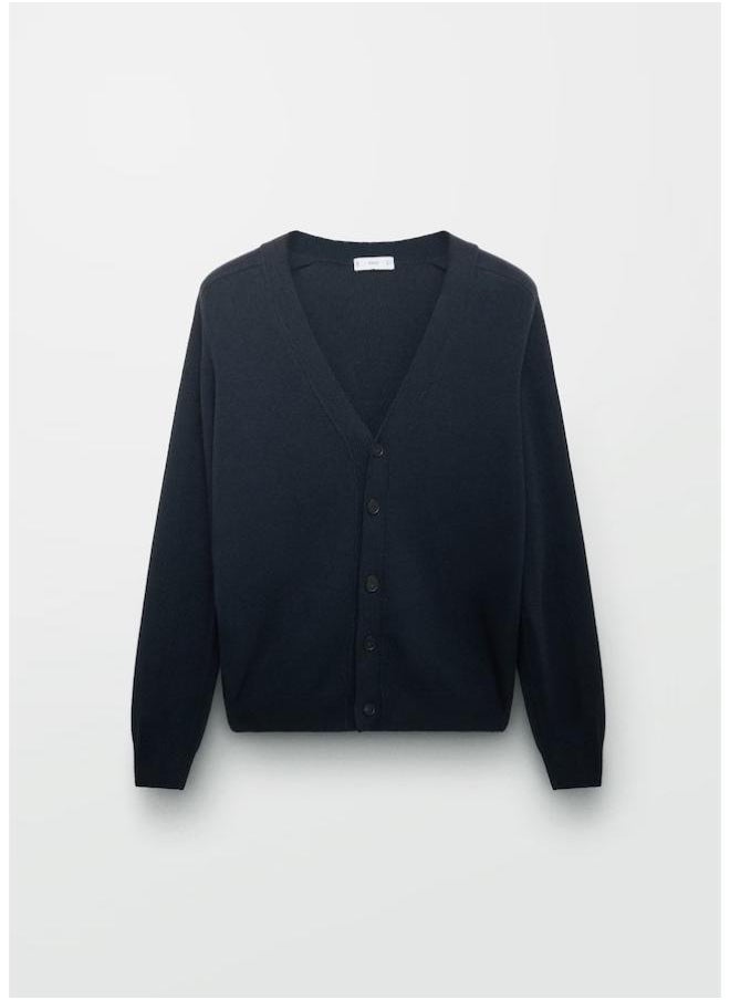 Buttons Knitted Cotton Cardigan